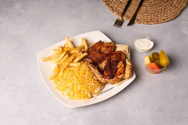 وجبة نصف فرخة شواية وجبة نصف فرخة شواية