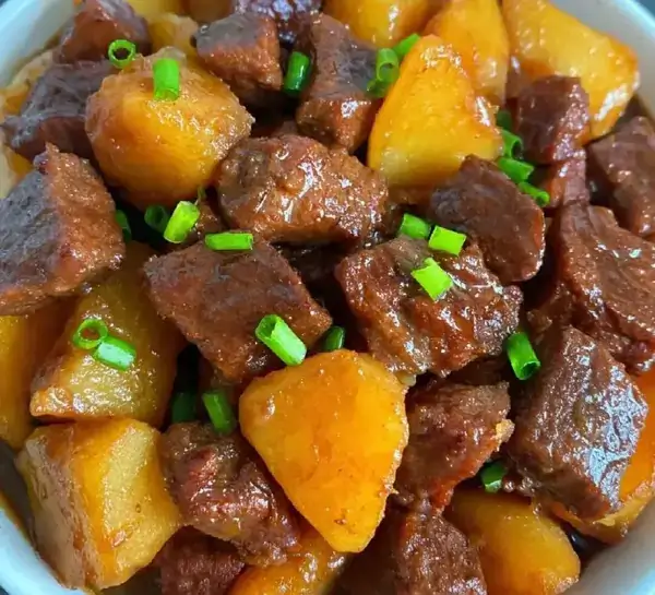 بطاطس لحمة صيني بطاطس لحمة صيني